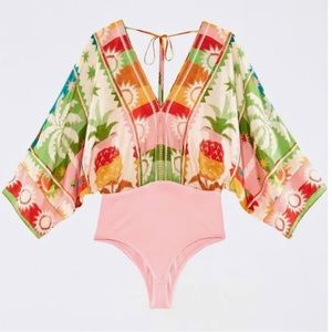 Farm Rio bodysuit. Perfect lightweight for Summer